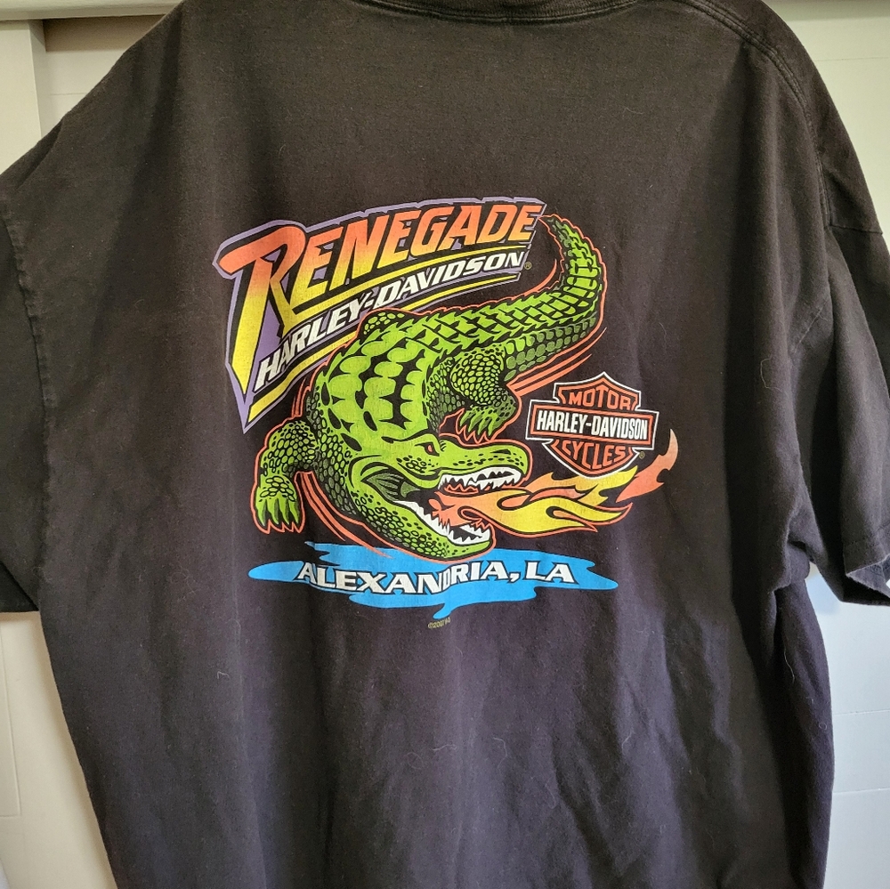 Harley-Davidson Black Tee with Alligator